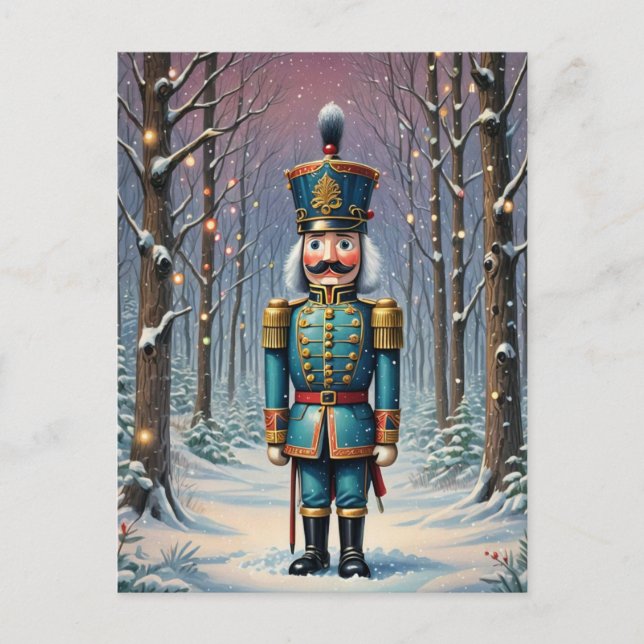Der Nutcracker, der Winter Postkarte (Vorderseite)