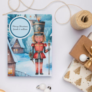Der Nutcracker "ersetzen Sie das Gesicht" Weihnach Karte