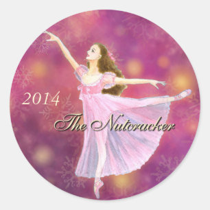Der Nutcracker-Gedenksticker mit Clara Runder Aufkleber