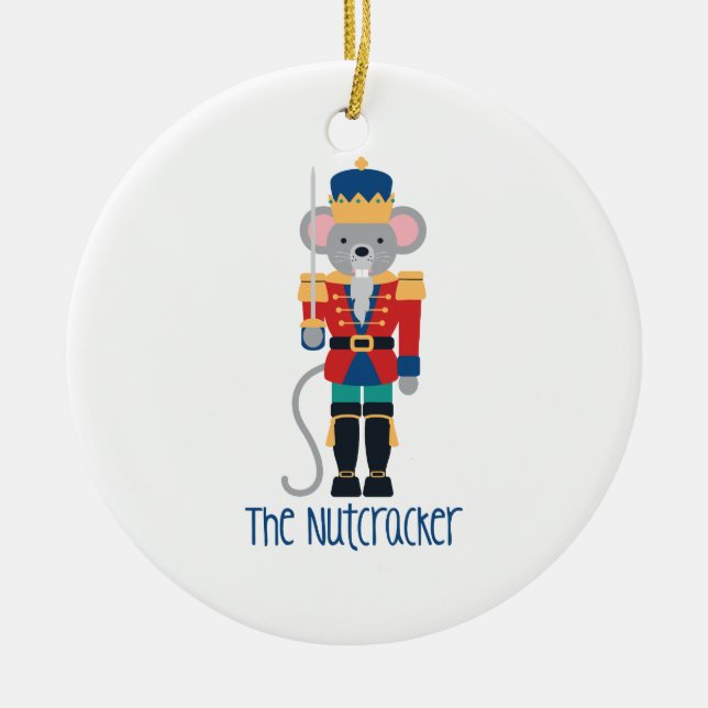 Der Nutcracker Keramik Ornament (Vorne)