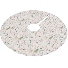 Der Nutcracker Wasserfarbenurlaub Pinushed Polyest Polyester Weihnachtsbaumdecke