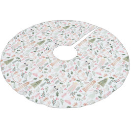 Der Nutcracker Wasserfarbenurlaub Pinushed Polyest Polyester Weihnachtsbaumdecke