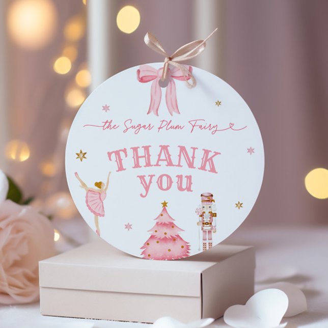 Der Nutcracker Winter Onederland 1. Geburtstag Geschenkanhänger (Von Creator hochgeladen)