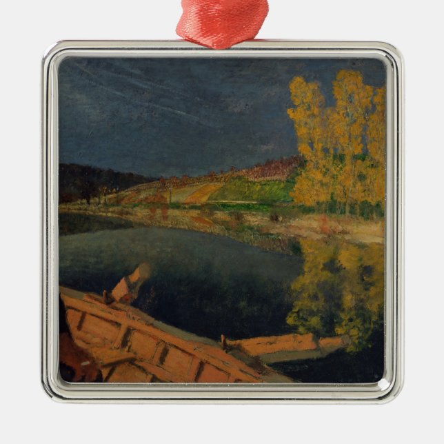 Der Oarsman, 1897 Silbernes Ornament (Vorne)