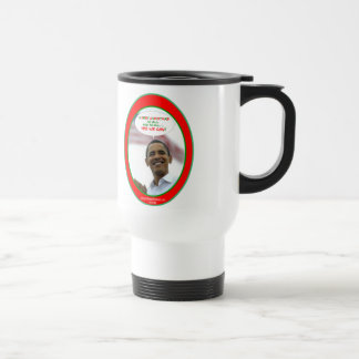 der Obama ja können wir Weihnachtsreise-Tasse Reisebecher