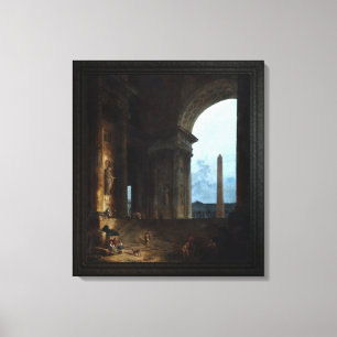 Der Obelisk von Hubert Robert Leinwanddruck