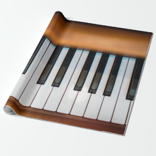 Der obere Blick auf das Vintage Klavier. abstrakt, Geschenkpapier