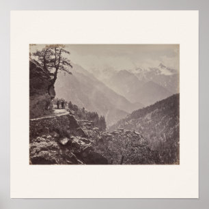Der obere Himalaja - Vintage Bergfotografie Poster