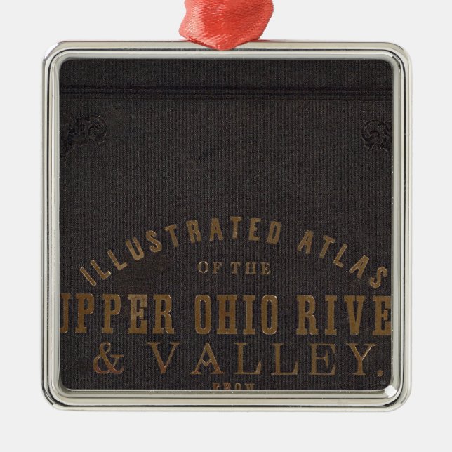 Der oberer Ohio und Tal 11 Silbernes Ornament (Vorne)