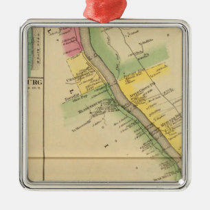 Der oberer Ohio und Tal 7 Silbernes Ornament