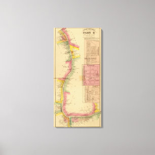 Der oberer Ohio und Tal Leinwanddruck