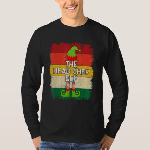 Der Oberster-Koch-Elf-Zuordnungsgruppe-Weihnachtsf T-Shirt