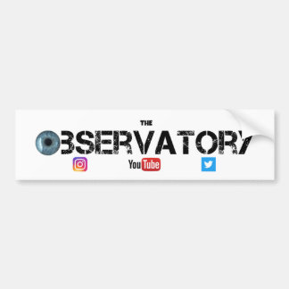 Der Observatorium-Autoaufkleber Autoaufkleber