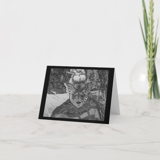 Der Obsidian-Schmetterling werden - notecard Karte (Vorderseite)