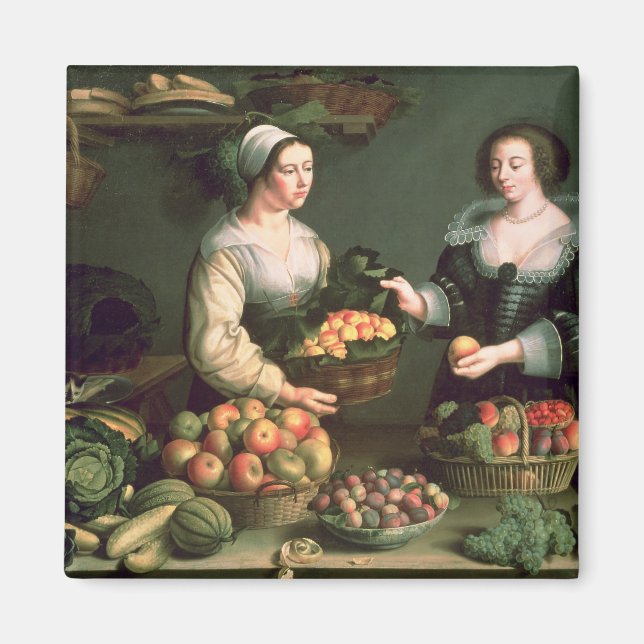 Der Obst- und Gemüsehändler Magnet (Vorne)