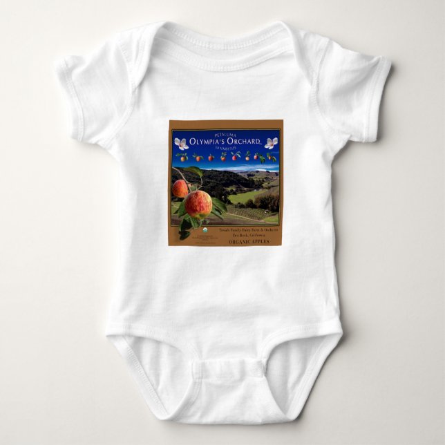 Der Obstgarten der Olympia Baby Strampler (Vorderseite)