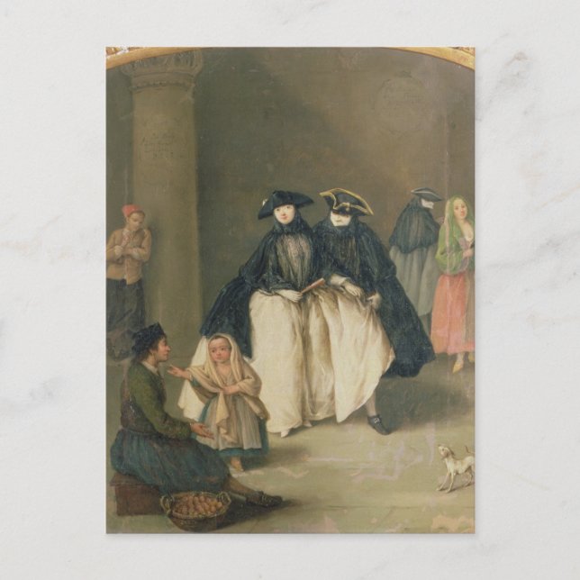 Der Obstverkäufer Postkarte (Vorderseite)