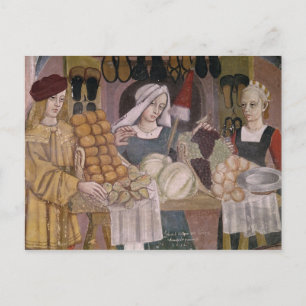 Der Obstverkäufer Postkarte