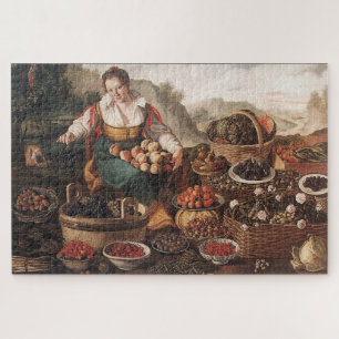 Der Obstverkäufer von Vincenzo Campi Malerei Puzzle