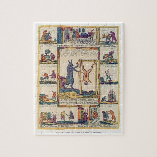 Der Ochse zieht es vor, ein Metzger, Russe, spät Puzzle (Vertikal)