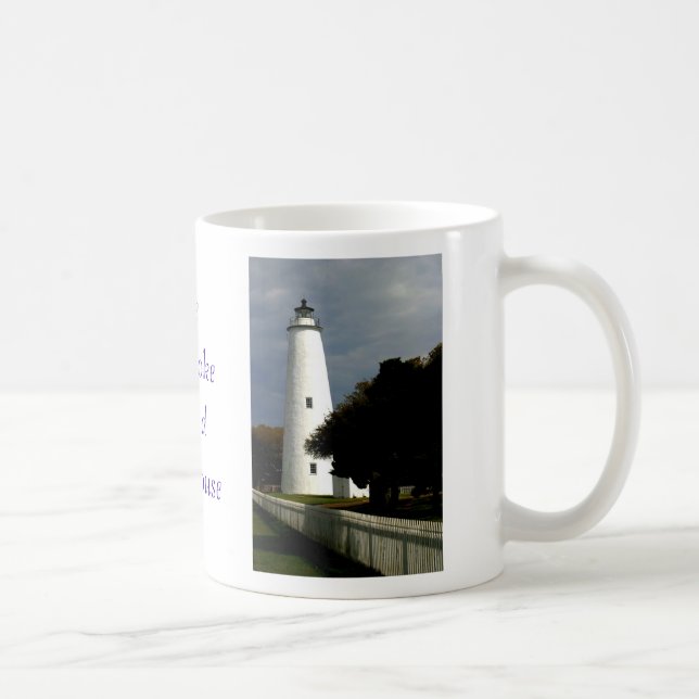 Der Ocracoke Insel-Leuchtturm Tasse (Rechts)