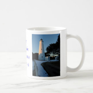 Der Ocracoke Leuchtturm am Sonnenuntergang Tasse