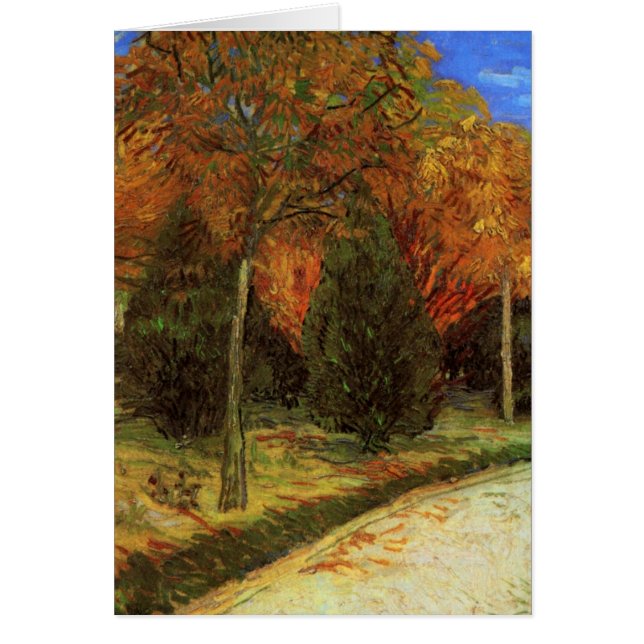 Der öffentliche Park in Arles von Vincent van Gogh (Vorne)