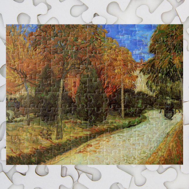 Der öffentliche Park in Arles von Vincent van Gogh Puzzle (Von Creator hochgeladen)