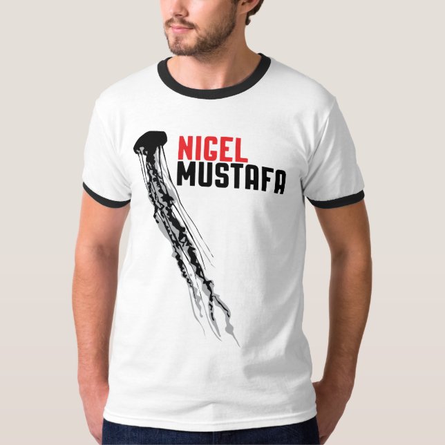 Der offizielle T - Shirt Männer Nigels Mustafa (Vorderseite)