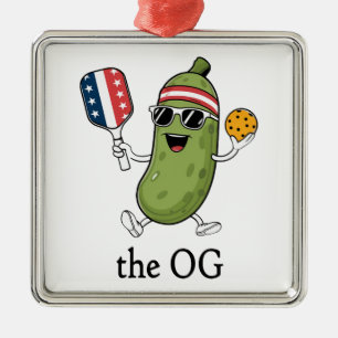 Der OG-Pickleballer Ornament Aus Metall