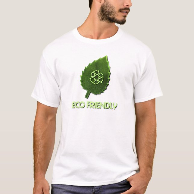 Der ökologische T - Shirt der Männer (Vorderseite)