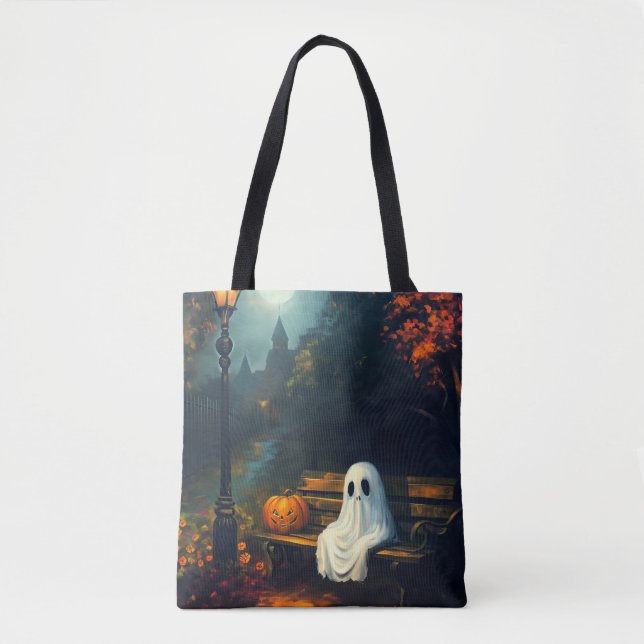 Der Oktober-Kompanion | Spooky Ghost & Pumpkin (Vorderseite)