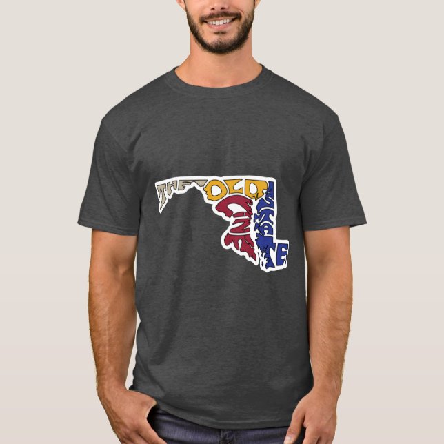 Der Old Line State Maryland T-Shirt (Vorderseite)