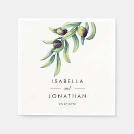 Der Olivenhain | Rustikale Hochzeit Custom Serviette