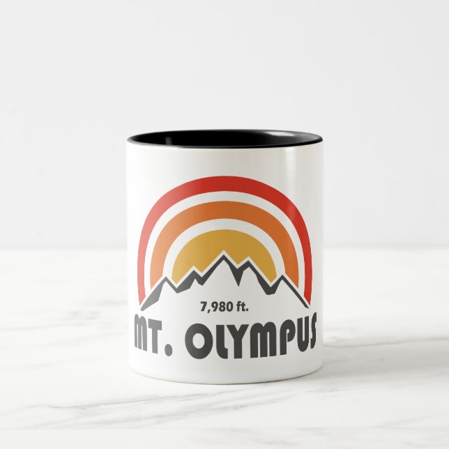 Der Olymp Zweifarbige Tasse (Mittel)