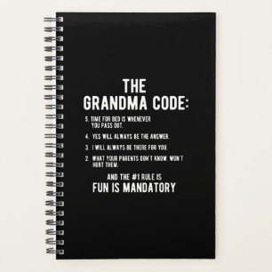 Der Oma-Code Spaß ist obligatorisch Planer