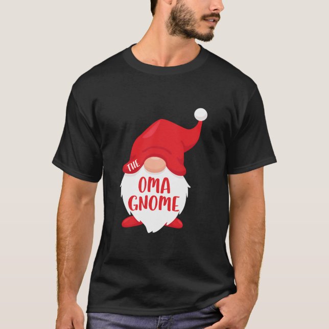 Der Oma Gnome T - Shirt, der Weihnachtskostüm S T-Shirt (Vorderseite)