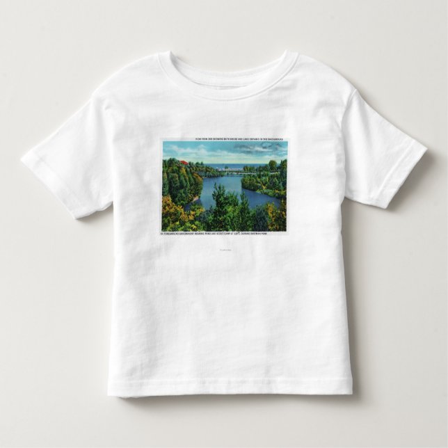 Der Ontariosee u. Durand Eastman Park Kleinkind T-shirt (Vorderseite)