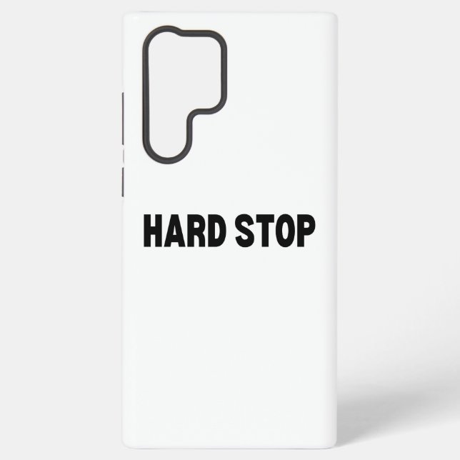 Der operative Block | Hard Stop Samsung Galaxy Hülle (Rückseite)