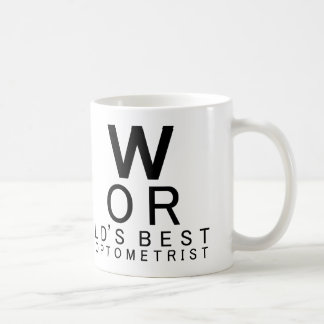Der Optometriker-Geschenk-Kaffee-Tasse der Welt Tasse