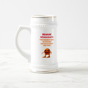 DER ORANGE BIERGLAS