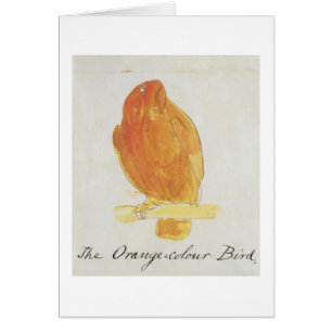 Der orange Farbvogel, von 'sechzehn Zeichnungen