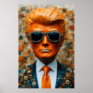 Der orange Mann Poster