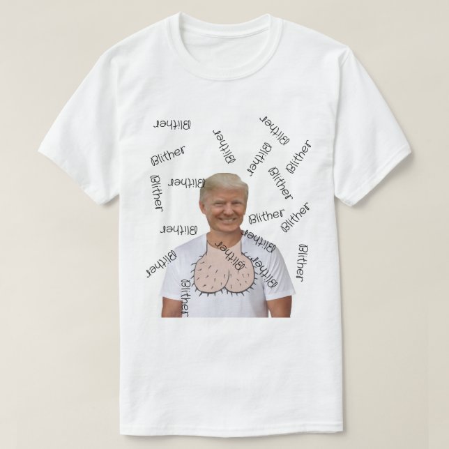 Der Orangefarbene Idiot-T - Shirt (Design vorne)