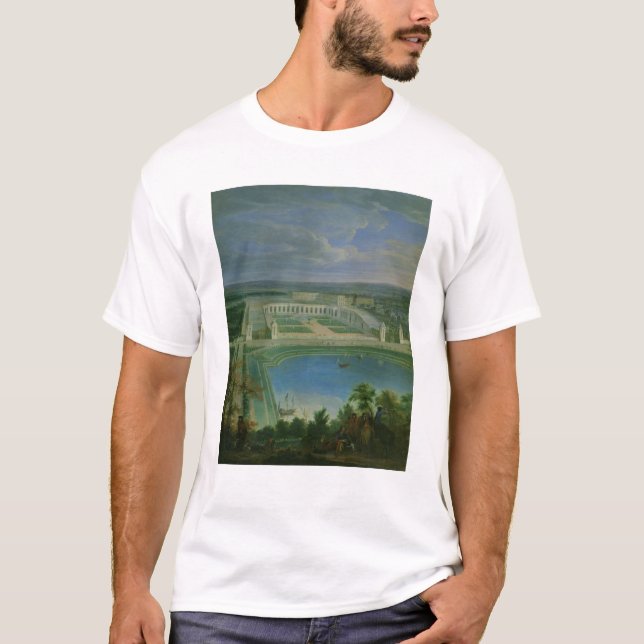 Der Orangery und das Chateau in Versailles, 1696 T-Shirt (Vorderseite)