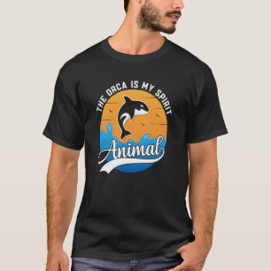Der Orca ist mein Seelentier Vintage Schwertwal T-Shirt