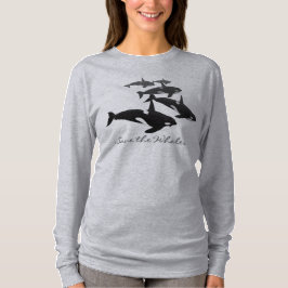 Der Orca-Jersey-Shirtorca-Wal-KunstHoodie der T-Shirt