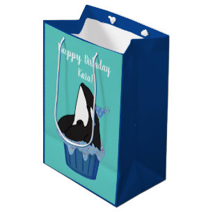 Der Orca Killer Whale zum Geburtstag  Mittlere Geschenktüte