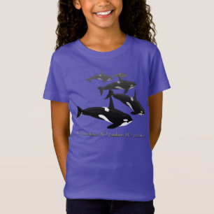 Der Orca-Wal-Shirt des Kindes retten den Walen T-Shirt