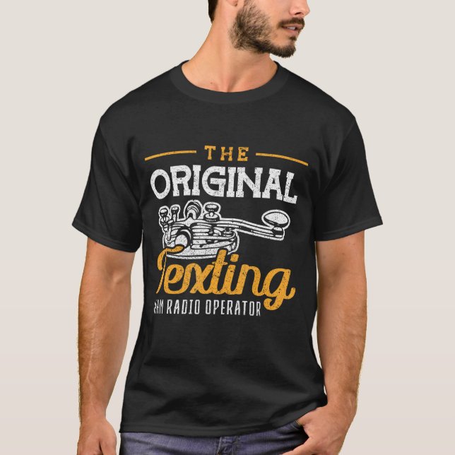 Der orginal Gesimst Ham-Funkbetreiber-Moralkode T-Shirt (Vorderseite)